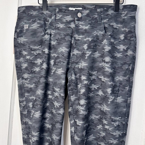 Peter Millar Crown Sport EB66 Performance Stretch 34x32 Iron Grey Camo Pants - Picture 12 of 16